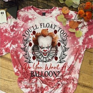 Halloween shirts / bleached tee shirt